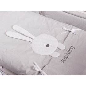 Dziecięca 3-elementowa pościel sleep&hug - różowa