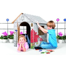 Domek dla dzieci z tektury Tektorado