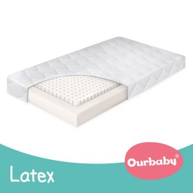 Materac LATEX 120x60 cm, Ourbaby