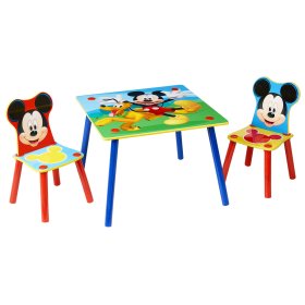 Dziecięcy stół z krzesła Mickey Mouse
