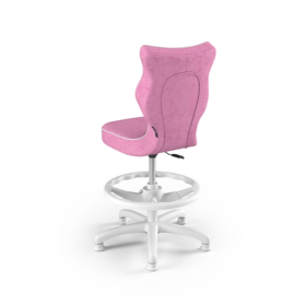 Ergonomiczne krzesło biurowe dla dzieci dostosowane do wzrostu 119-142 cm - różowe, ENTELO