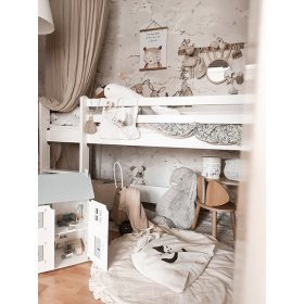 Łóżko dla dziecka antresola Ourbaby Modo Białe