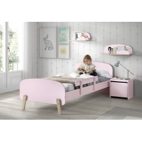Łóżko dla dziecka Kiddy różowe, VIPACK FURNITURE