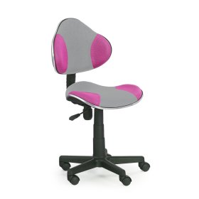Krzesło dla dziecka obrotowe Flash różowe, Halmar