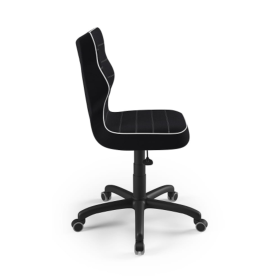 Ergonomiczne krzesło biurowe dostosowane do wzrostu 146-176,5 cm - czarne, ENTELO