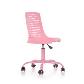 Dziecięca obrotowa krzesło Pure różowa