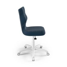 Ergonomiczne krzesło biurowe dostosowane do wzrostu 146-176,5 cm - kolor granatowy, ENTELO