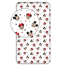 Prześcieradło Minnie 90 x 200 + 25 cm, Sweet Home, Minnie Mouse