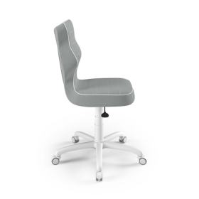Ergonomiczne krzesło biurowe dostosowane do wzrostu 159-188 cm - kolor szary
