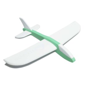 Samolot do rzucania FLY-POP - zielony, VYLEN
