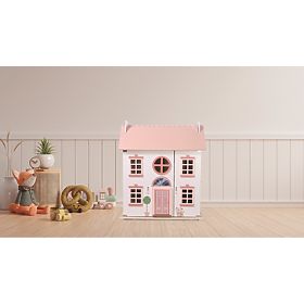 2Kids Toys Domek z lalkami różowy