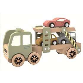 2Kids Toys Drewniany transporter samochodowy