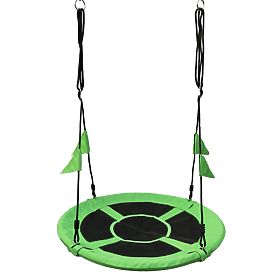 2Kids Toys Huśtawka Bocianie Gniazdo z flagami zielone