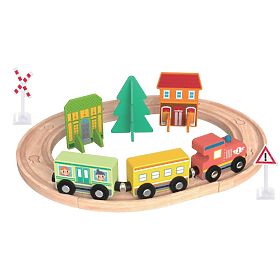 2Kids Toys Moja pierwsza kolejka Miasteczko, 2Kids Toys