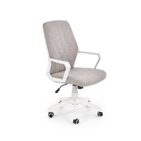 Krzesło biurowe Spin - beżowo - białe, Halmar