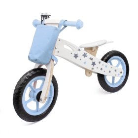 Drewniany bouncer Stars - niebieski, Ourbaby