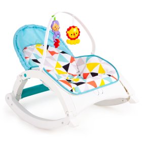 Kolorowy fotel bujany dla dzieci Nico, EcoToys