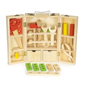 Drewniany zestaw narzędzi dla dzieci