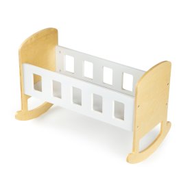 Drewniana kołyska łóżeczko dla lalek ECOTOYS, EcoToys