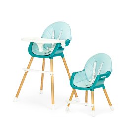 Krzesło do jadalni Polly 2w1 - turkusowe, EcoToys