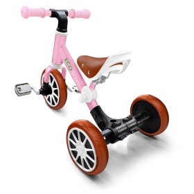Rower dziecięcy Ellie 3w1 - różowy, EcoToys