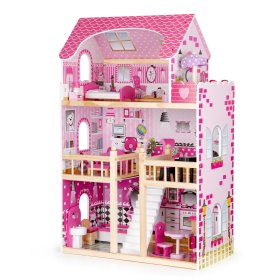 Drewniany domek dla lalek Mandy, EcoToys
