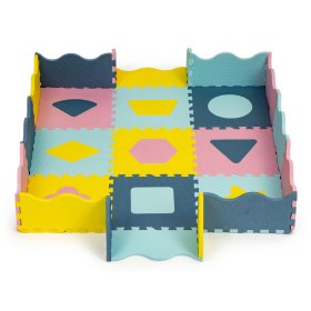 Podkładka piankowa - puzzle w pastelowych kolorach, EcoToys