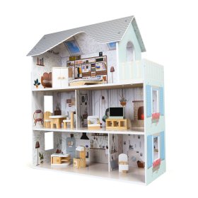 Domek dla lalek z mebli Emma Ekotony Residence, EcoToys