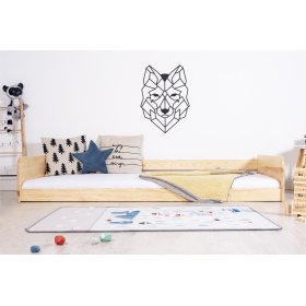 Łóżko drewniane Montessori Sia - lakierowane, Ourbaby