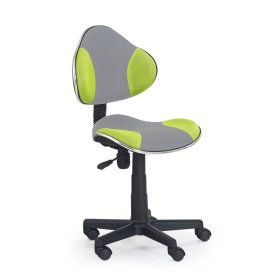 Krzesło obrotowe dla dzieci Flash - szaro-zielone, Halmar