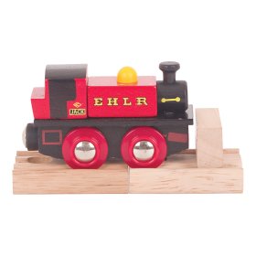 Bigjigs Rail Drewniana replika lokomotywy EHLR Jack, Bigjigs Rail