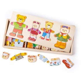 Bigjigs Toys Family Dress Up Puzzle, Bigjigs Toys