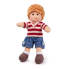 Bigjigs Toys Lalka z tkaniny Harry 28 cm, Bigjigs Toys