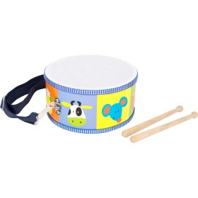 Małe stopy dziecięce drewniane instrumenty muzyczne bębnowe zwierzęta, Small foot by Legler