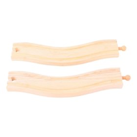 Bigjigs Rail Szyny zakrzywione 22 cm 2 szt, Bigjigs Rail