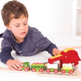 Żuraw dinozaurów szynowych Bigjigs, Bigjigs Rail