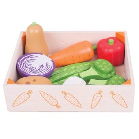 Bigjigs Pudełko na Zabawki z Warzywami
