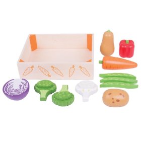 Bigjigs Pudełko na Zabawki z Warzywami, Bigjigs Toys
