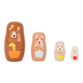 Mała stopa rodzina niedźwiedzi Matrioszka, Small foot by Legler