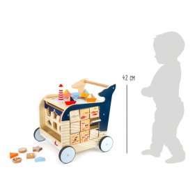 Mała Stopa Drewniany chodzik Wieloryb, small foot