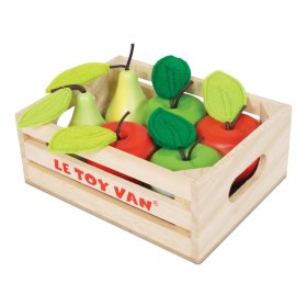 Le Toy Van Crate z jabłkami i gruszkami