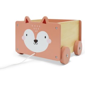 Drewniany wózek - lis, EcoToys