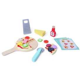 Drewniany zestaw do pizzerii, EcoToys