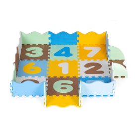 Edukacyjna mata piankowa dla dzieci - puzzle numery, IPLAY