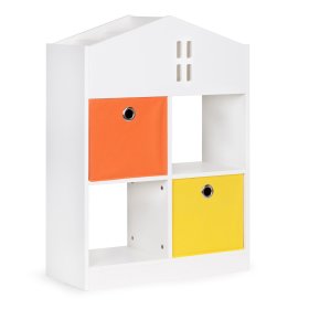Biblioteka z organizerami - mały domek, EcoToys