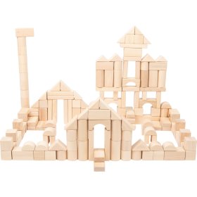 Kostki drewniane Small Foot 200 szt. naturalne, Small foot by Legler