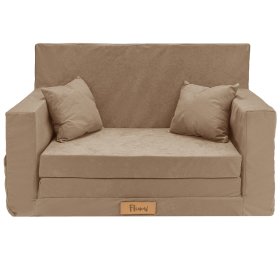 Rozkładana sofa dziecięca Classic - Beżowa