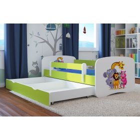 Łóżko dla dziecka z barierką Ourbaby - ZOO II