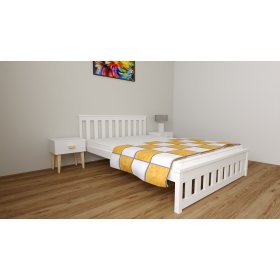 Łóżko podwójne Ada 200 x 140 cm - białe, Ourfamily