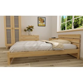 Łóżko drewniane Max 200 x 90 cm - sosna, Ourfamily